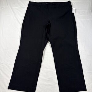 PANTS DRESS STRAIGHT Old Navy WOMEN 20W Pixie   BLACK